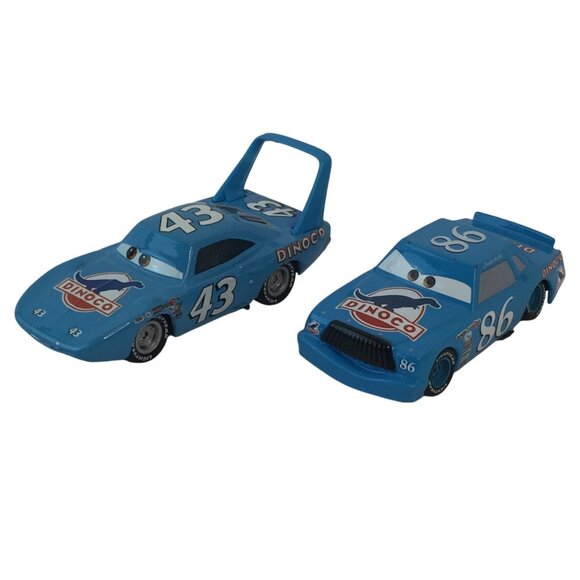 Disney Pixar Cars Diecast Dinoco Lot #86/43/95/Pitty/Lightning Storm Figures - Picture 2 of 13